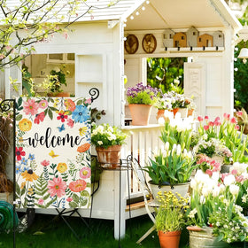 Baccessor daisy flower flag inviting seasonal curb appeal