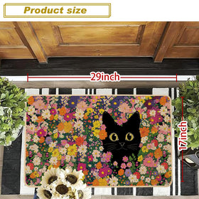 Baccessor mat with non-slip backing stays put on entryways
