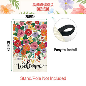Baccessor double-sided print flag; ensures visibility from both sides.