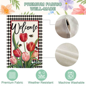 Baccessor Easter garden flag adds festive charm to outdoor spaces
