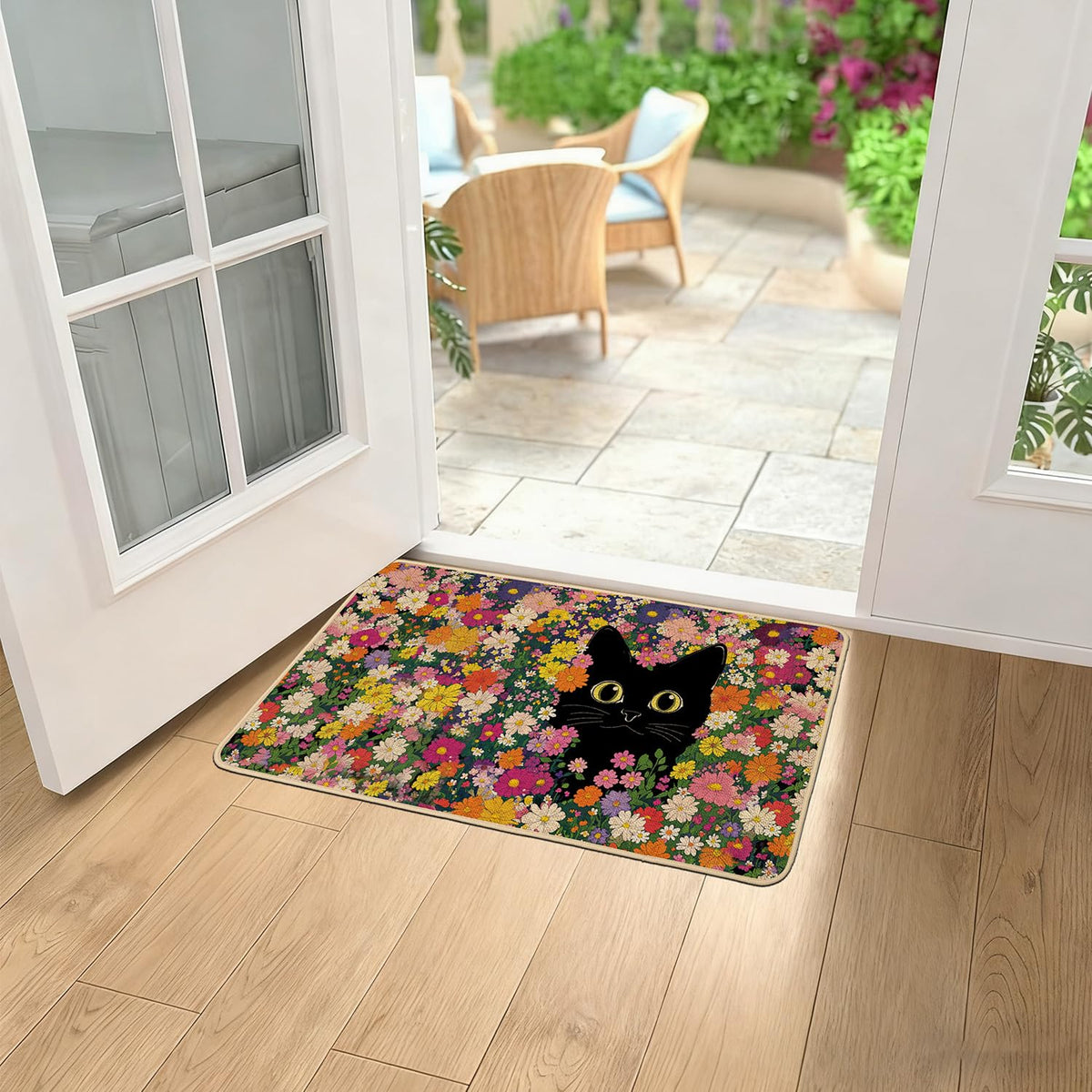 Baccessor entryway mat versatile for kitchen and laundry areas