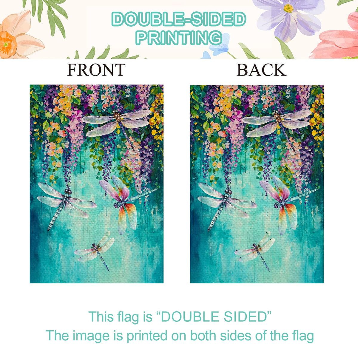 Baccessor Farmhouse outdoor flag adds seasonal charm