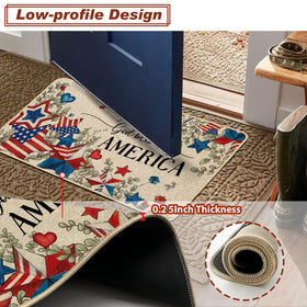 Baccessor Indoor Outdoor Rug complements farmhouse style on porches and kitchens