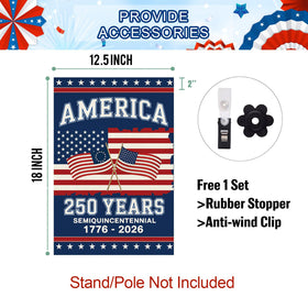 Baccessor flag with sleeve top for easy mounting on standard poles.