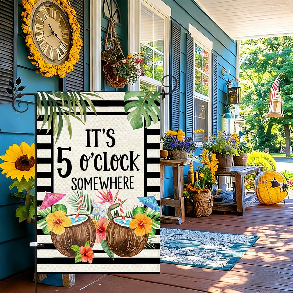 Baccessor front-door yard flag ideal for deck, lawn, or veranda decor.
