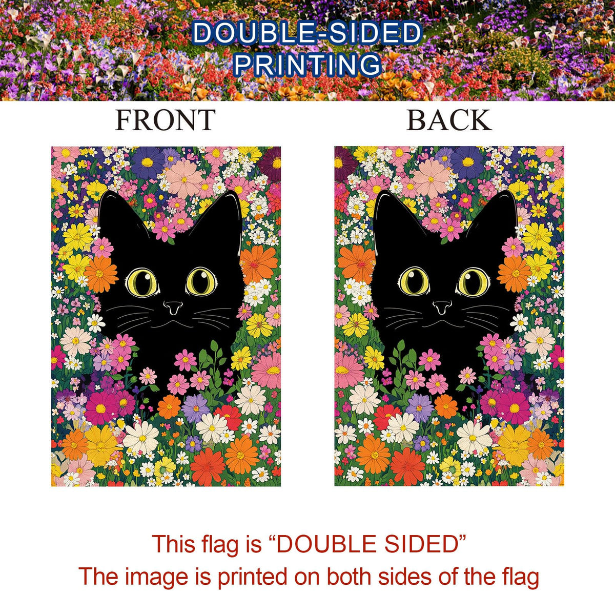 Baccessor garden flag brightens yard decor with seasonal charm