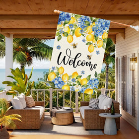 Baccessor weatherproof flag withstands wind and rain with strong stitching