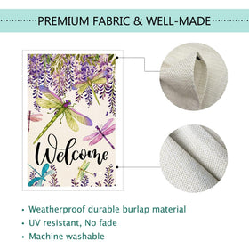 Baccessor garden yard decor flag adds festive charm