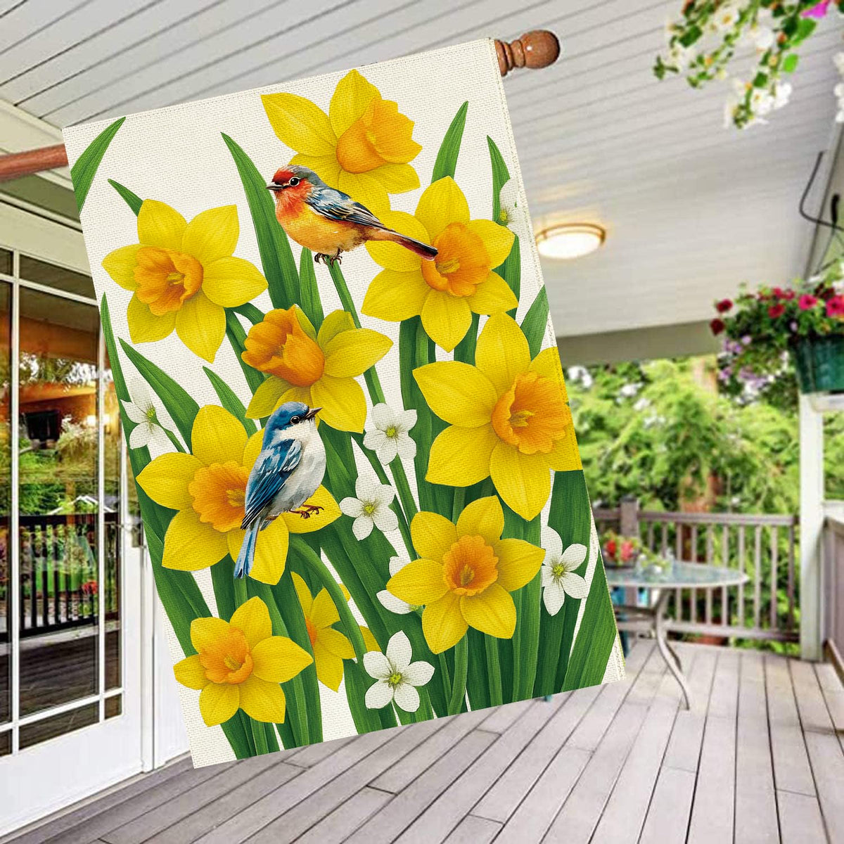 Baccessor Large yard flag 28x40 inch boosts outdoor seasonal charm.