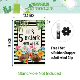 Baccessor outdoor flag with sleeve, easy setup on standard poles.