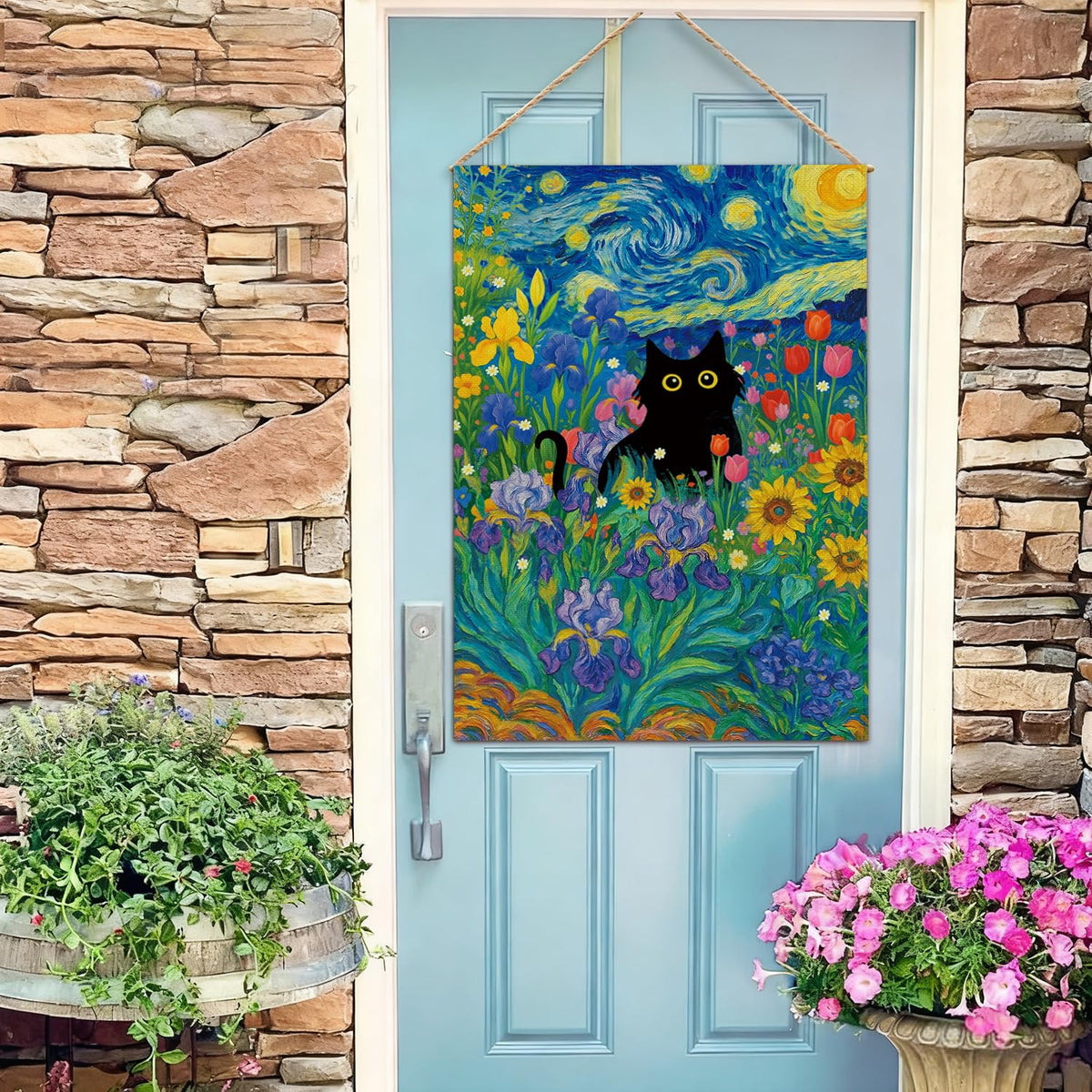 Baccessor Outdoor Yard Decor Flag ideal for front porch or garden paths.