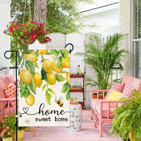 Baccessor outdoor yard flag setup ready for seasonal use