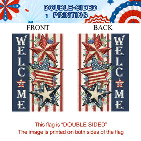Compact patriotic garden decor for memorial day and summer by Baccessor