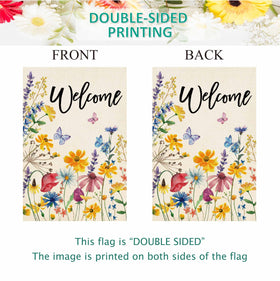 Baccessor seasonal outdoor flag brightens patios and gardens in warm months.