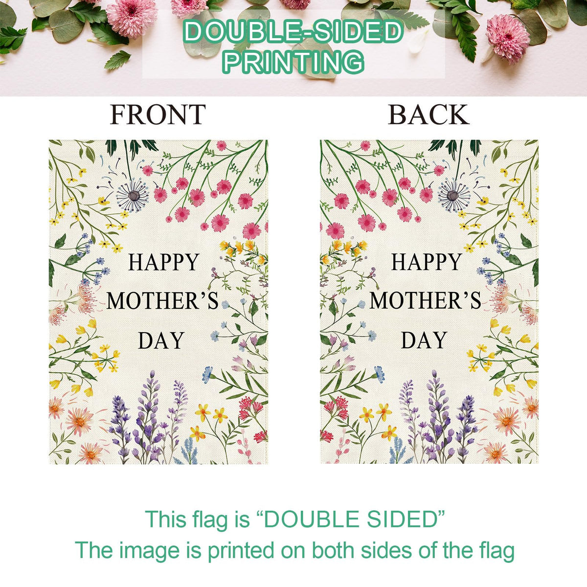 Baccessor small yard flag 12.5 x 18 inches for seasonal decor