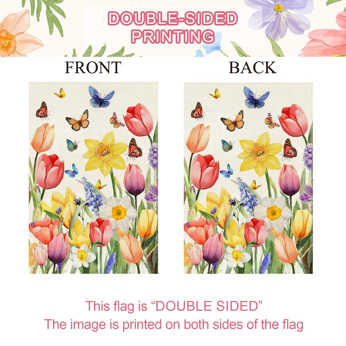 Baccessor Versatile porch flag ideal for entryways and yards