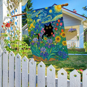 Baccessor flag on porch enhances outdoor welcome.