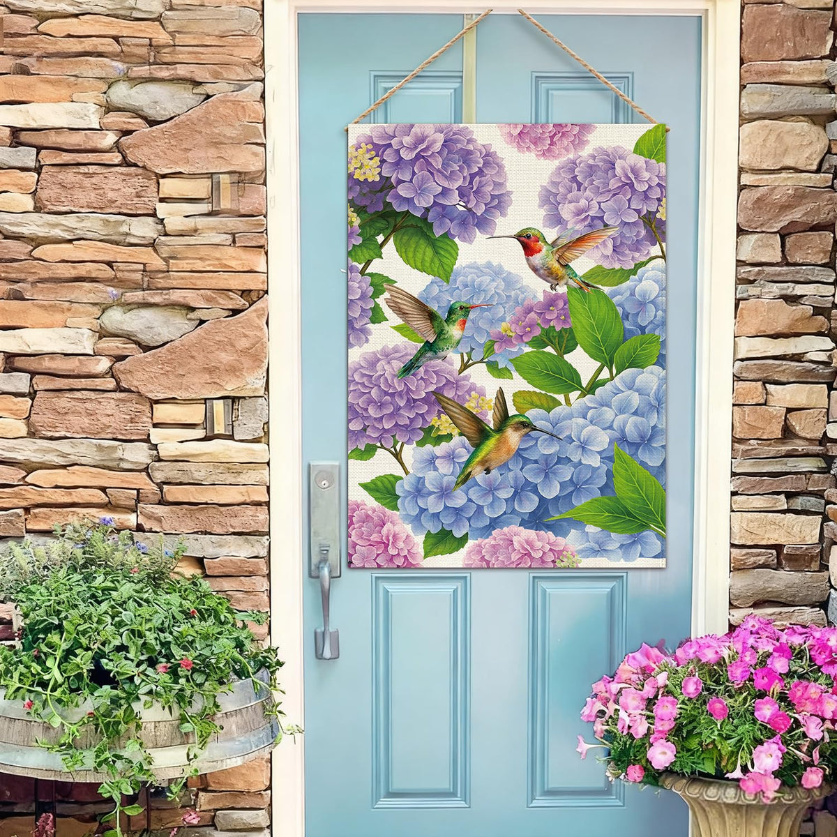 Baccessor spring summer garden flag elevates curb appeal