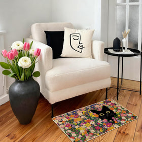 Baccessor doormat burlap surface traps dirt while adding farmhouse charm