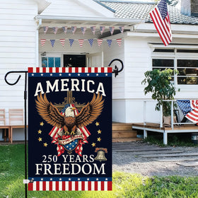 Baccessor USA patriotic garden flag washable and fade-resistant