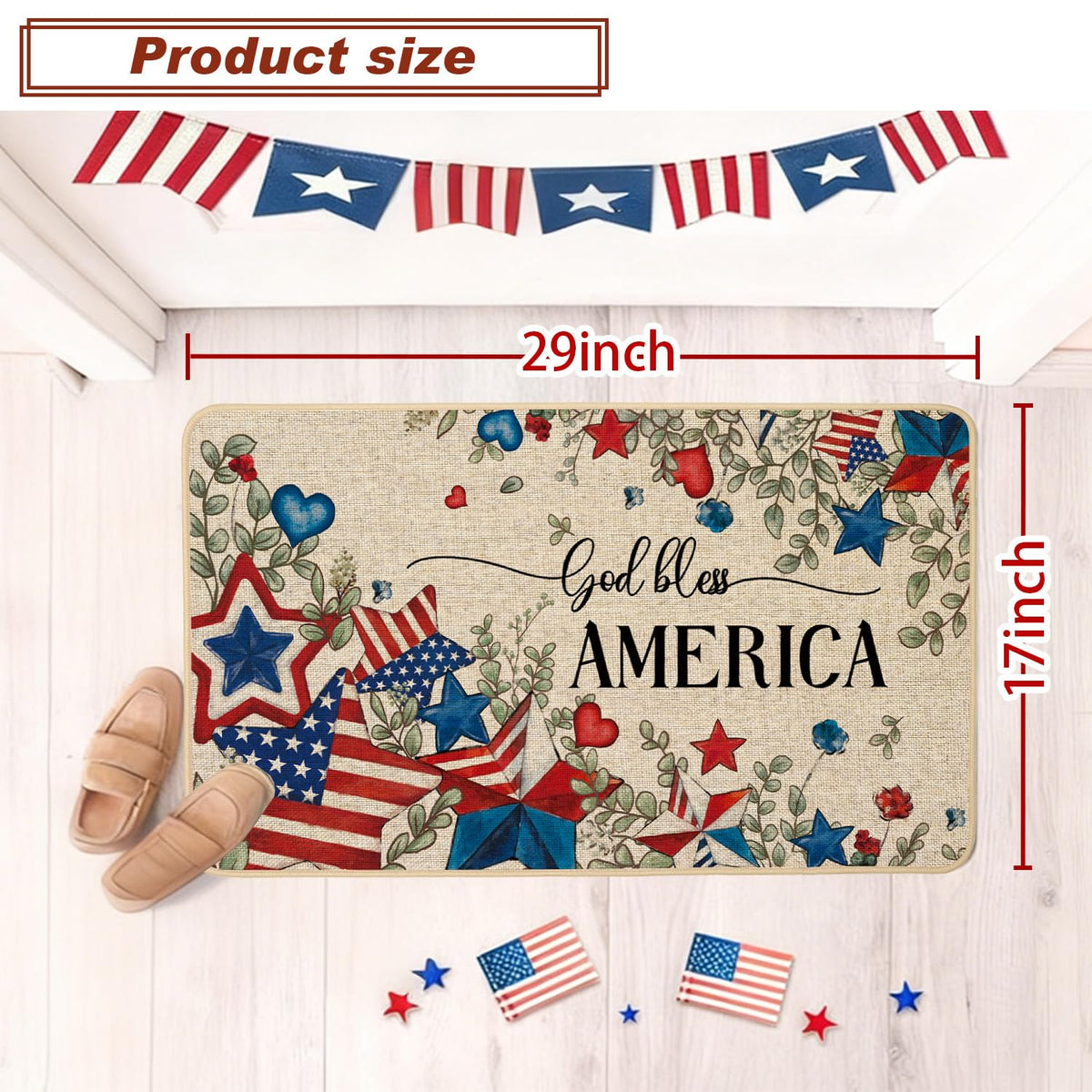 Baccessor Weather-Resistant Doormat withstands rain and snow in outdoor settings
