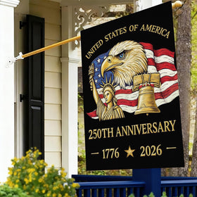 Baccessor weatherproof flag stitching withstands wind and rain