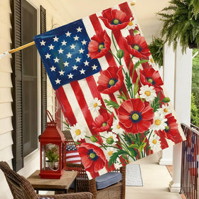 Baccessor weatherproof outdoor flag withstands wind and rain while staying vibrant
