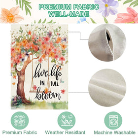 Baccessor Weatherproof yard flag withstands wind and rain, keeping colors bright across seasons.