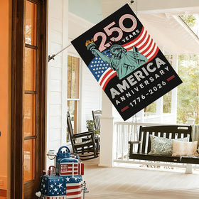 Baccessor designer flag artwork by Ms. Chen for patriotic decor.