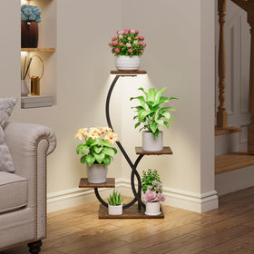 BACEKOLL heavy-duty iron-frame provides sturdy stability for lively indoor plants.