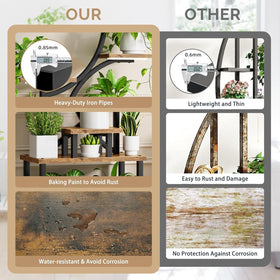 BACEKOLL home office plant display enhances workspace ambiance.