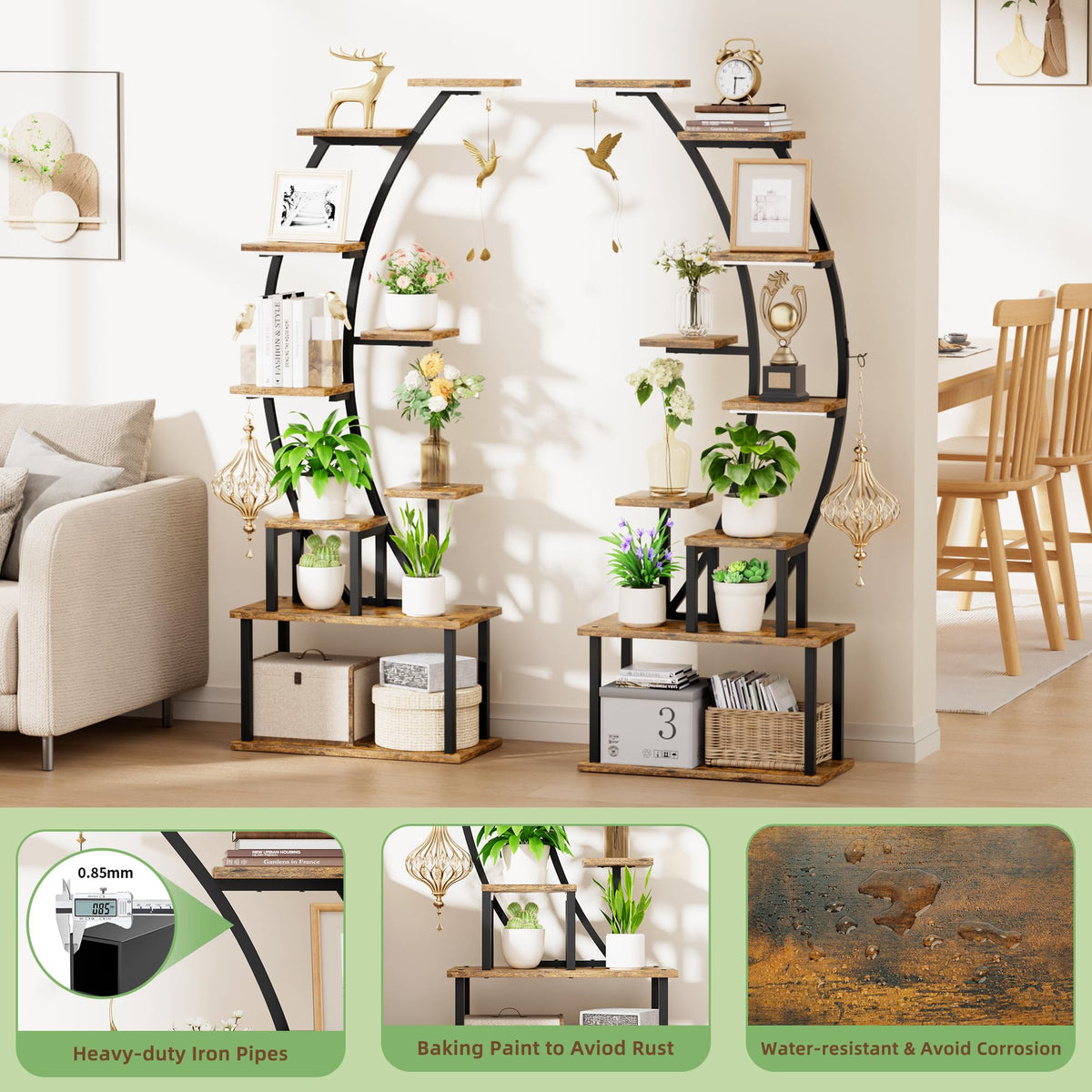 BACEKOLL Plant Stand living room display enhances home organization