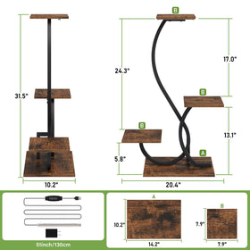 BACEKOLL water-resistant shelves resist warping in humid rooms.