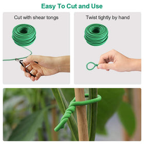 Bacetuao cuttable reusable plant tie offering layout flexibility and reuse.