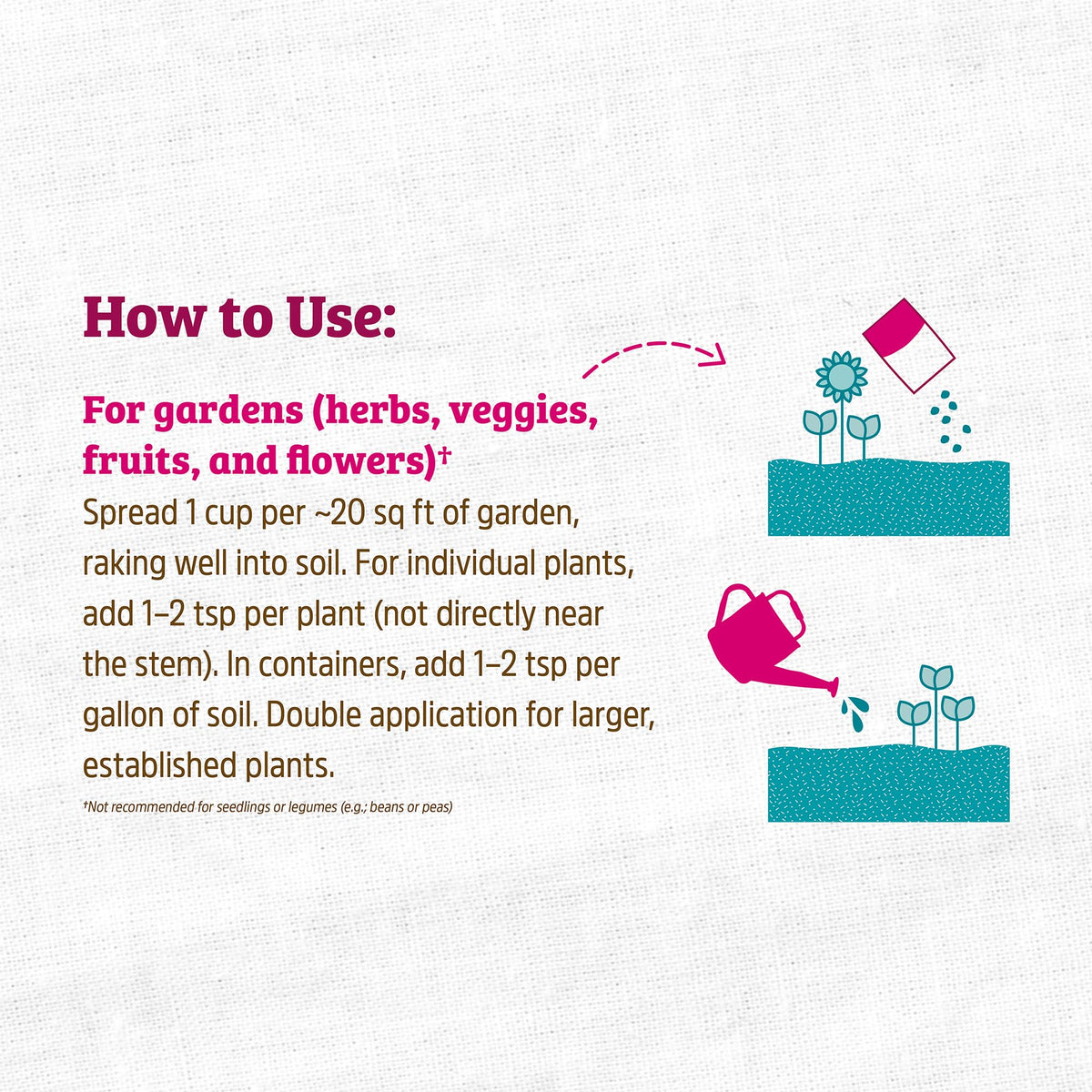 Back to the Roots Blood Meal supports outdoor garden vitality and robust vegetables.