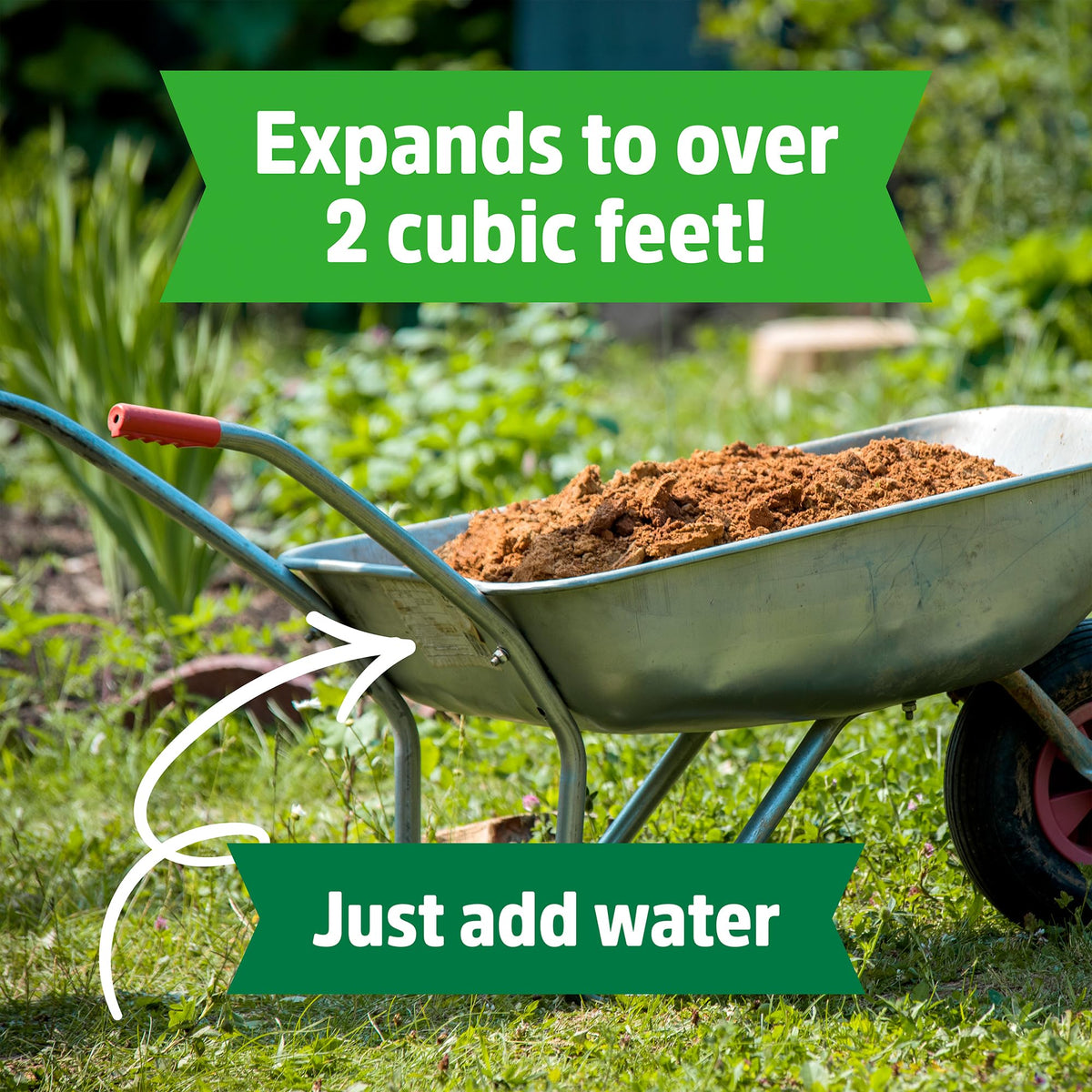 Back to the Roots coir is peat-free and OMRI-listed for clean gardening.