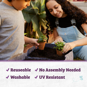 Back to the Roots reusable weatherproof bed built for outdoor seasons