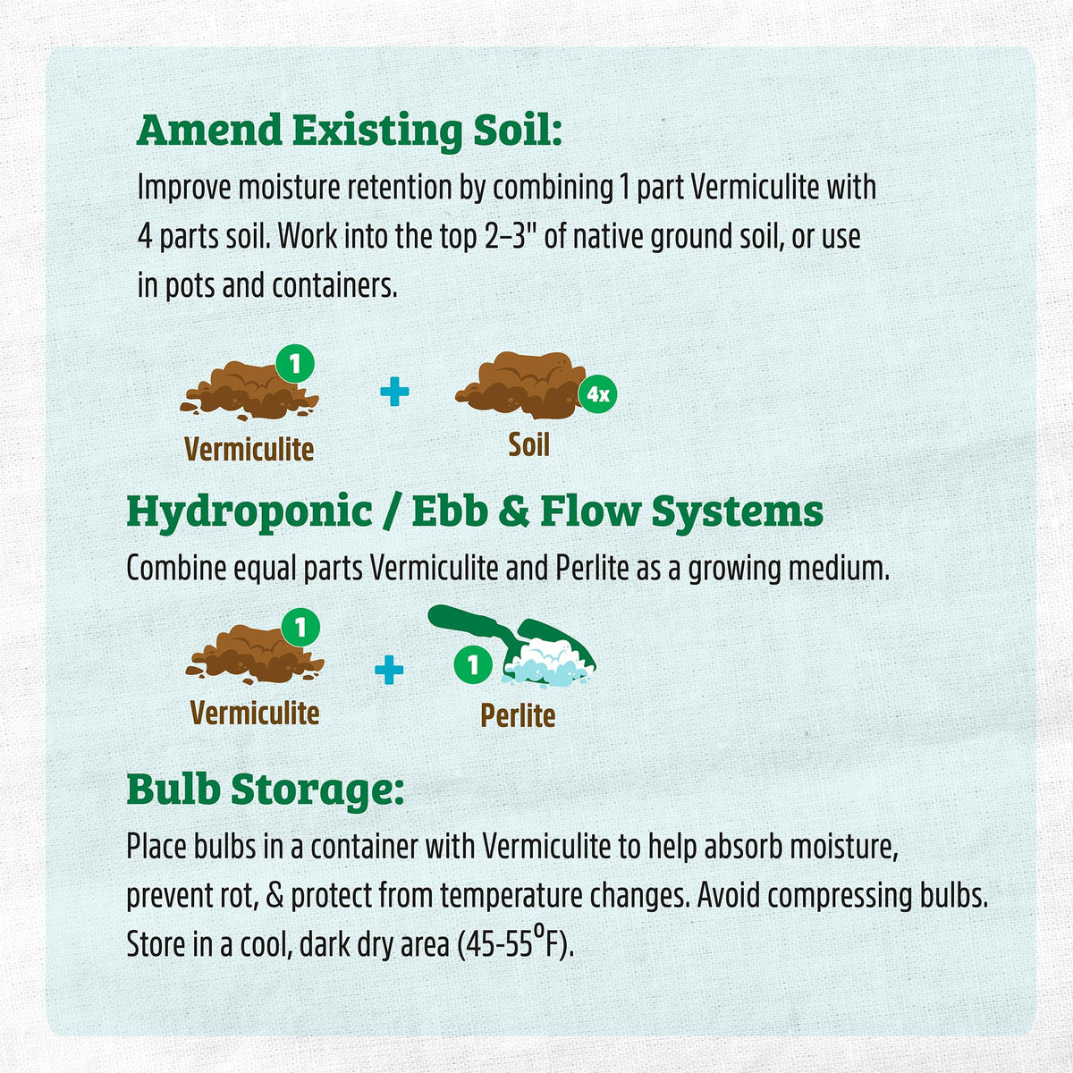 Back to the Roots vermiculite supports classroom STEM and community impact.
