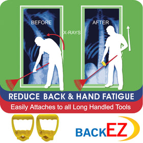 BackEZ’s compact, lightweight design weighs only 7.3 ounces.