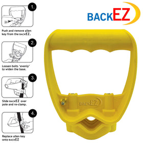 BackEZ makes snow shoveling easier with a more upright stance.