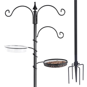 Backyard Expressions Bird Feeding Station base provides stability for outdoor displays.