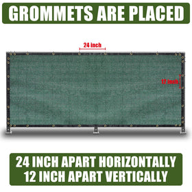 BADAO green mesh closeup showing breathable HDPE fabric for airflow.