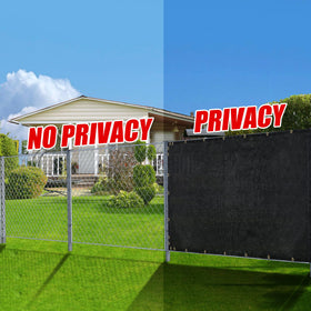 BADAO noise-reducing fence cover helps create a calmer backyard environment