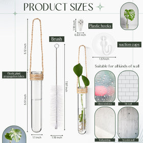 Baderke sucker hooks for hanging on glass or tiles, versatile display.