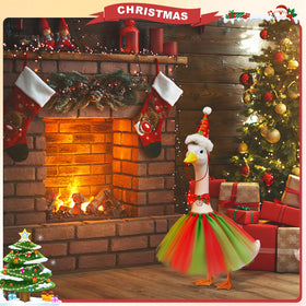 Bafeil Valentine goose outfit creates festive charm for love-filled porch gatherings.