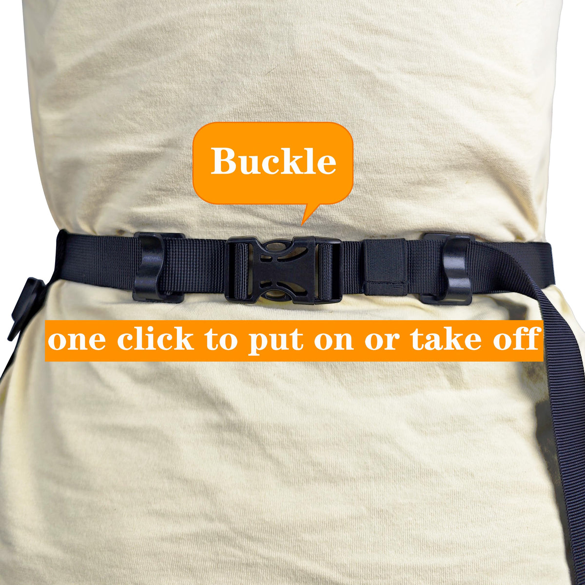 Bafelia adjustable waist belt fits 21 to 48 inches.