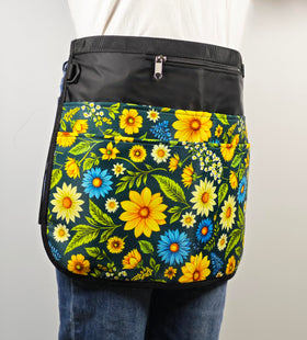 Bafelia Garden Apron adjustable waist strap fits 24-52 inches.