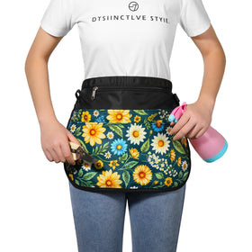 Bafelia half-florist apron showcases waterproof, stain-resistant fabric.