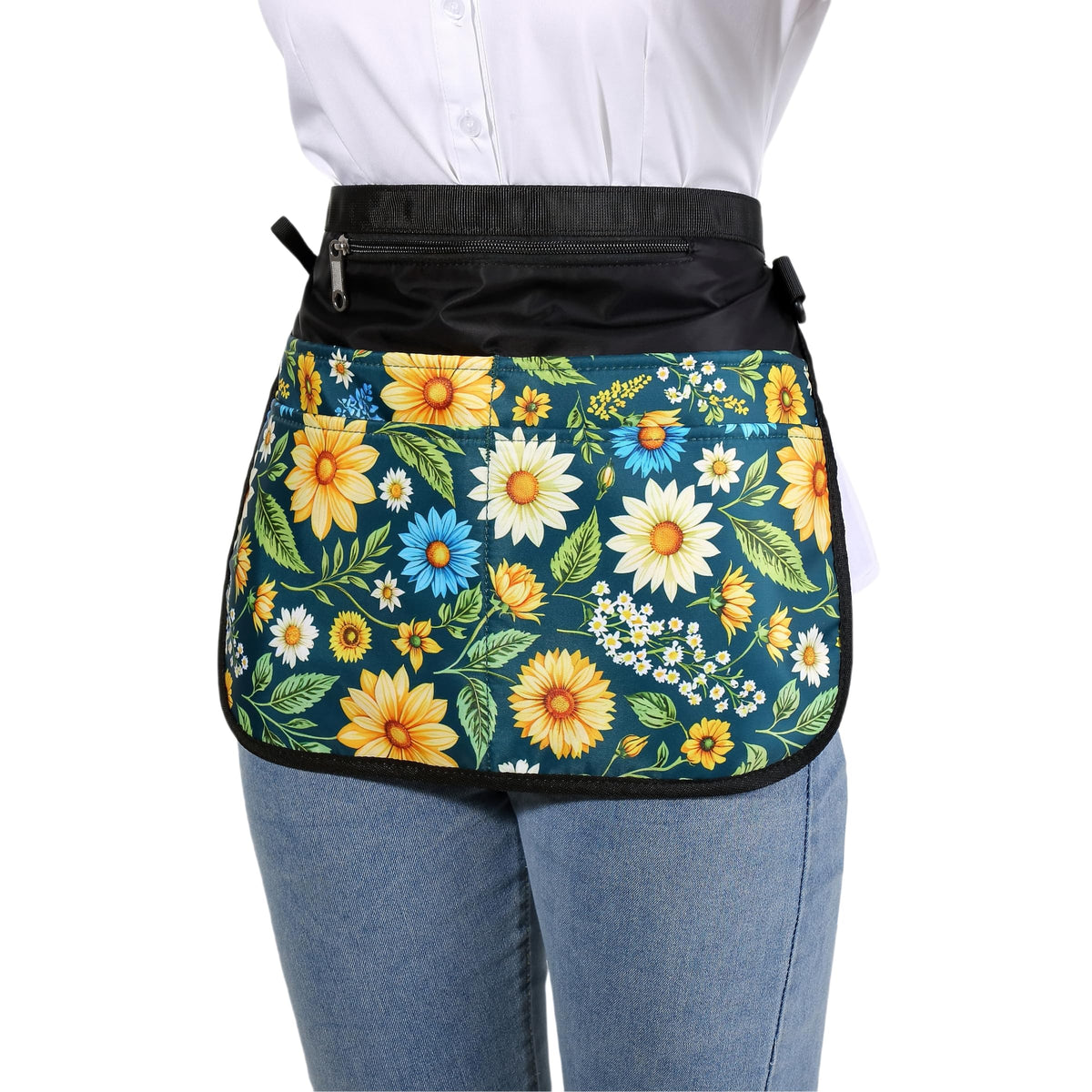 Bafelia privacy zippered pocket safely stores valuables.