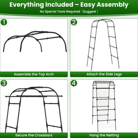 BAG WIZARD included accessories simplify assembly and setup.